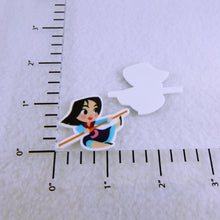 Load image into Gallery viewer, Set of 2 - Planar Resin - Mulan - Princess