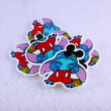 Load image into Gallery viewer, Set of 2 - Planar Resin - Stitch - Dressed in Mouse Clothes