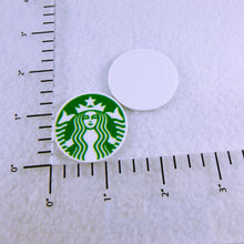 Load image into Gallery viewer, Set of 2 - Planar Resin - Coffee Logo - SBUX - No words