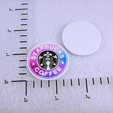 Load image into Gallery viewer, Set of 2 - Planar Resin - Coffee Logo - SBUX - Galaxy - Light