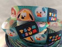 Load image into Gallery viewer, Ribbon by the Yard - Tsum Tsum Ribbon - Mickey and Friends - Words