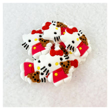 Load image into Gallery viewer, Set of 2 - PVC Resin - Hello Kitty with Teddy Bear
