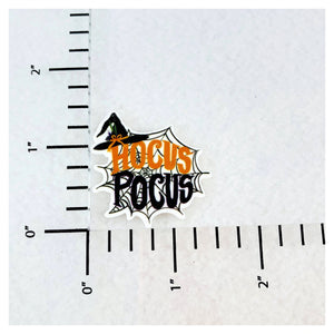 Set of 2 - Planar Resin - Hocus Pocus Cobweb and Witch Hat