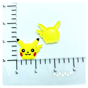 Set of 2 - PVC Resin -  Pikachu