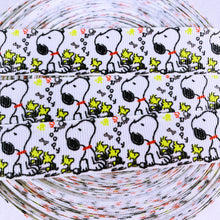 Load image into Gallery viewer, Ribbon by the Yard - Snoopy Looking Up 3 Woodstocks
