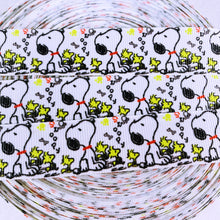 Load image into Gallery viewer, Ribbon by the Yard - Snoopy Looking Up 3 Woodstocks
