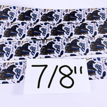 Load image into Gallery viewer, Ribbon by the Yard - 7/8&quot; - HP - Ravenclaw - Hat, Books, Scarf
