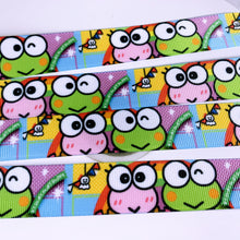 Load image into Gallery viewer, Ribbon by the Yard - 7/8&quot; - Keroppi - Frogs
