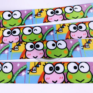 Ribbon by the Yard - 7/8" - Keroppi - Frogs