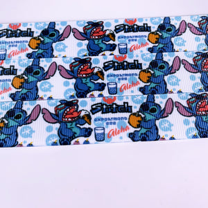 Ribbon by the Yard - 7/8" - Aloha Stitch