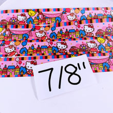 Load image into Gallery viewer, Ribbon by the Yard - 7/8&quot; - Hello Kitty on Pink
