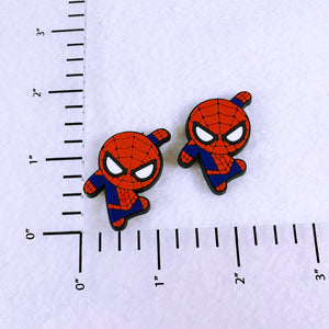 Set of 2 - PVC Resin -  Spiderman Swinging
