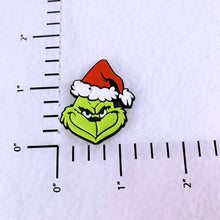 Load image into Gallery viewer, Set of 2 - PVC Resin -  Grinch Face Only
