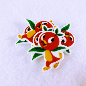 Set of 2 - Planar Resin - Florida Orange Bird