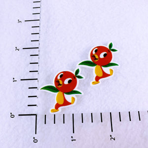 Set of 2 - Planar Resin - Florida Orange Bird