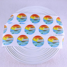 Load image into Gallery viewer, Ribbon by the Yard - DCL Cruise Sunset Circles
