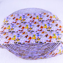 Load image into Gallery viewer, Ribbon by the Yard - Dooney Dogs on Purple
