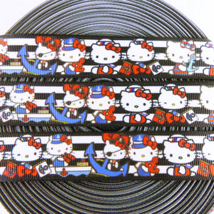 Ribbon by the Yard - 7/8" - Hello Kitty with Anchors