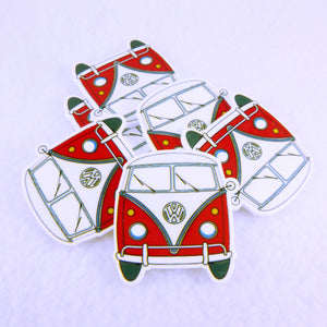 Set of 2 - Planar Resin - VW Van