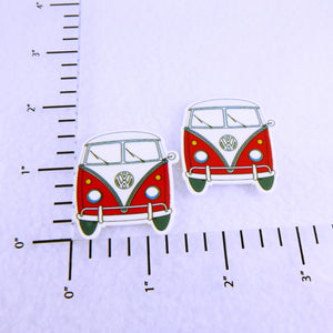 Set of 2 - Planar Resin - VW Van
