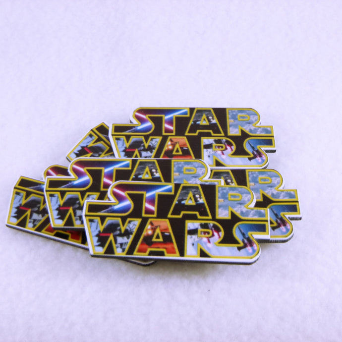 Set of 2 - Planar Resin - Star Wars Words on Black