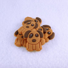 Load image into Gallery viewer, Set of 2 - PVC Resin -  Brown Dog
