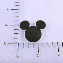 Load image into Gallery viewer, Set of 2 - PVC Resin -  Mickey Heads White &amp; Black
