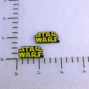 Set of 2 - PVC Resin -  Star Wars Words