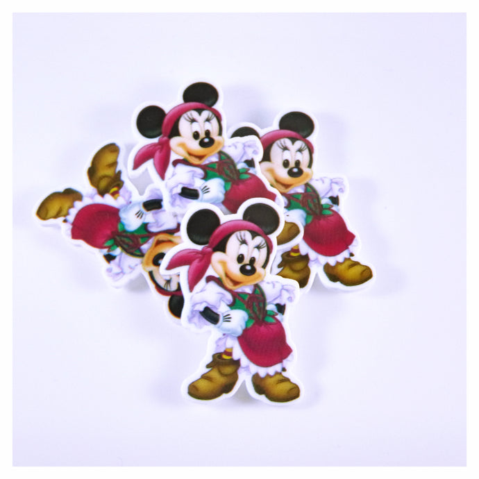 Set of 2 - Planar Resin - Pirate Minnie