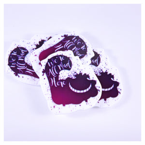 Set of 2 - Planar Resin - Cheshire Cat All Mad Here