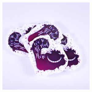 Set of 2 - Planar Resin - Cheshire Cat All Mad Here