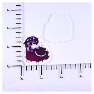 Set of 2 - Planar Resin - Cheshire Cat All Mad Here