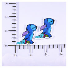 Load image into Gallery viewer, Set of 2 - Planar Resin - Stitch Dragging Scrump
