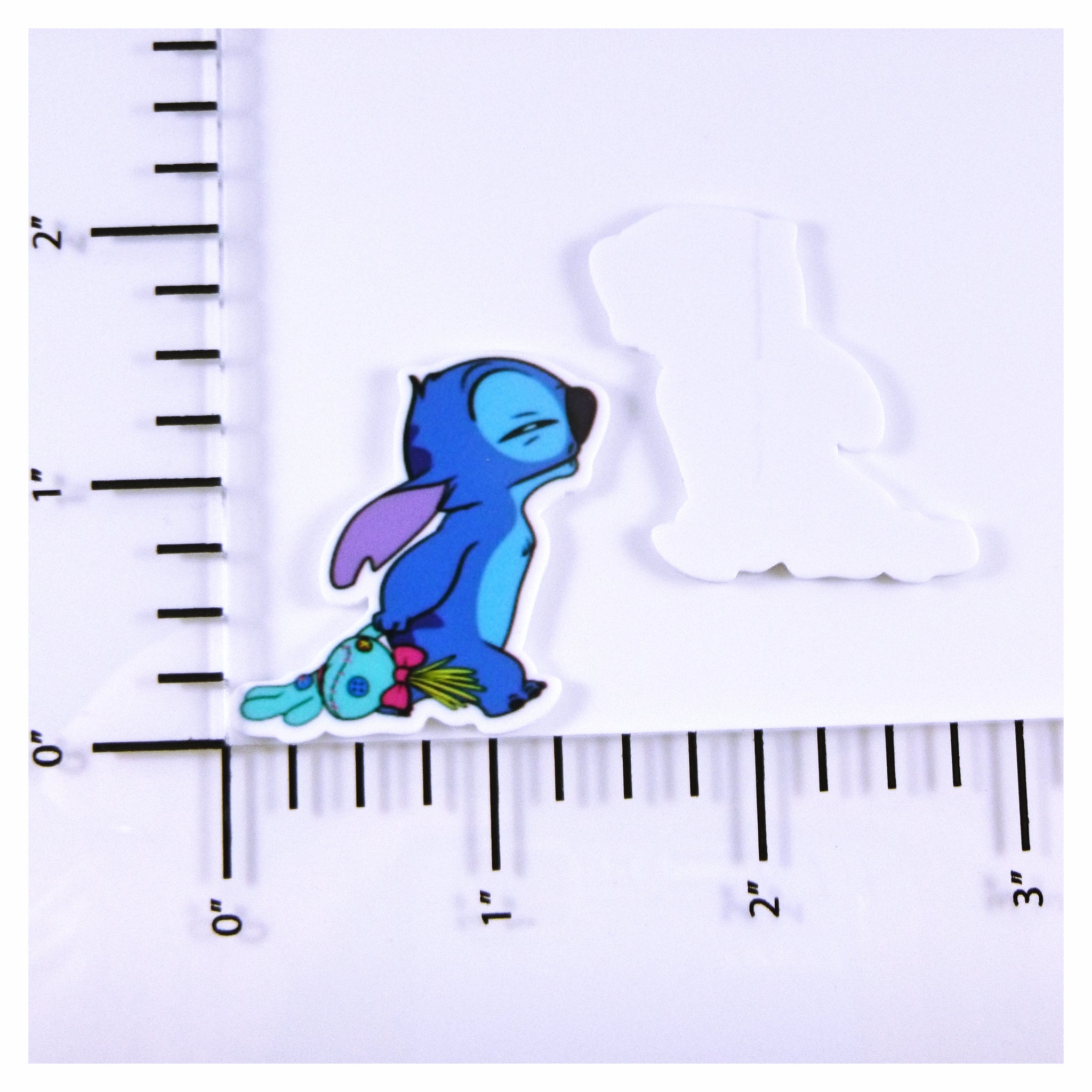 Disney Stitch Lilo 5Pcs/lot Flatback Planar Resin Acrylic Hair