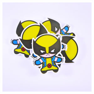 Set of 2 - Planar Resin - Wolverine Chibi