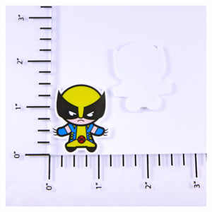 Set of 2 - Planar Resin - Wolverine Chibi