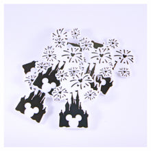 Load image into Gallery viewer, Set of 2 - Planar Resin - Castle with Fireworks
