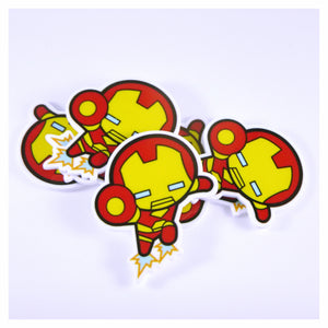 Set of 2 - Planar Resin - Set of 2 - Planar Resin - Iron Man Chibi