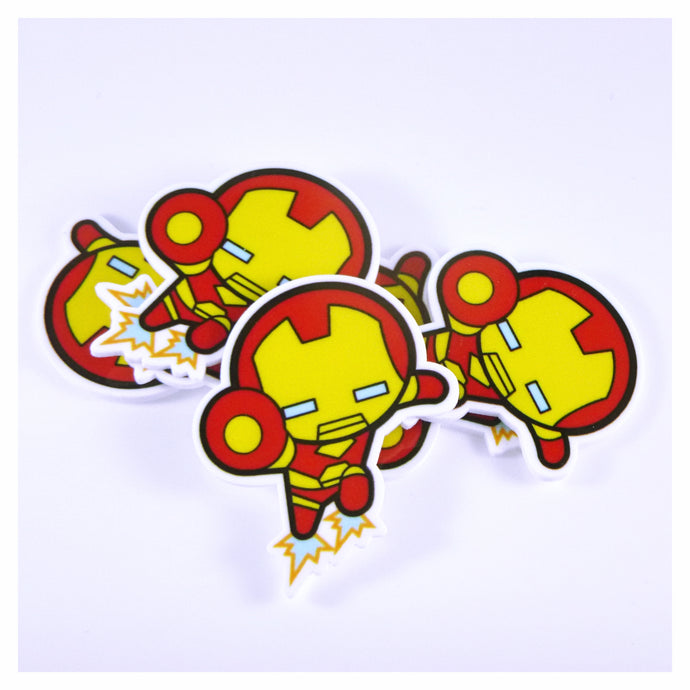 Set of 2 - Planar Resin - Set of 2 - Planar Resin - Iron Man Chibi