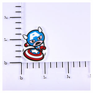 Set of 2 - Planar Resin - Set of 2 - Planar Resin - Captain America Chibi