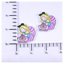 Load image into Gallery viewer, Set of 2 - Planar Resin - Alice with Cheshire Cat
