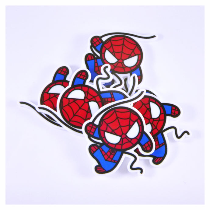 Set of 2 - Planar Resin - Spiderman Chibi