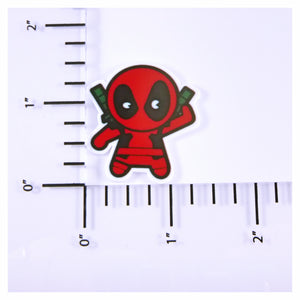 Set of 2 - Planar Resin - Deadpool Chibi