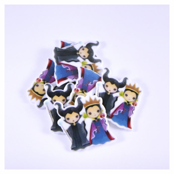 Set of 2 - Planar Resin - Evil Queen / Maleficent