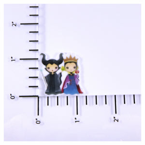Set of 2 - Planar Resin - Evil Queen / Maleficent