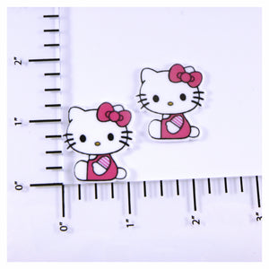 Set of 2 - Planar Resin - Hello Kitty Pink Shirt