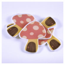 Load image into Gallery viewer, Set of 2 - Planar Resin - Mushrooms - Pink
