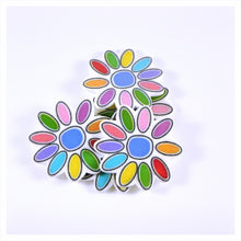 Load image into Gallery viewer, Set of 2 - Planar Resin - Colorful Flower
