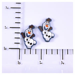 Set of 2 - PVC Resin -  Olaf Blue Back - Frozen - Snowman