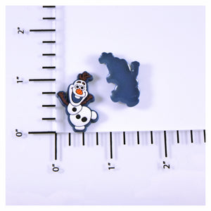 Set of 2 - PVC Resin -  Olaf Blue Back - Frozen - Snowman